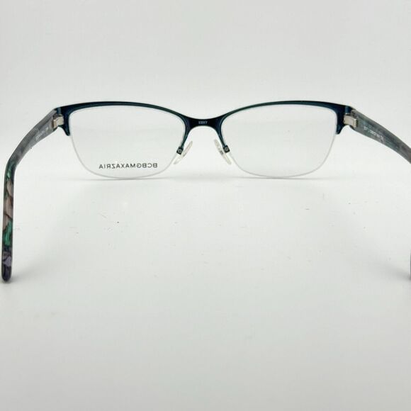 BCBGMaxazria Cat Eye Half‎ Rim Eyeglasses Flex KANA TEAL 53 17 135 H13419 main image 7